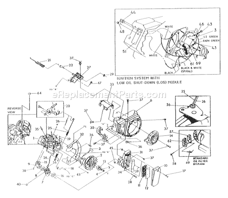 Page B Diagram and Parts List for 0504-1  Briggs and Stratton Pressure Washer